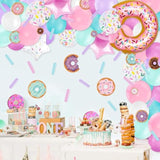 Donut Balloons Garland Pastel Decoration Kits 100 Pcs Sprinkles Confet