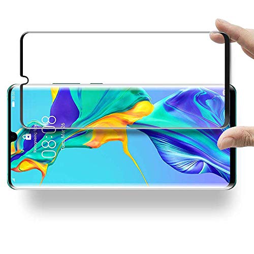 [2 Pack for Huawei P30 Pro VOG-L29 VOG-L09 VOG-L04 3D Curved Full Covered 9H Hardness Tempered Glass Screen Protector