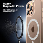 Strong Magnetic Clear for iPhone 16 Pro Case [Compatible with MagSafe] [Military Grade Drop Tested]