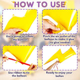 8 Pieces 36 Inch Yellow Lightning Bolt Balloons Large Flash Foil Party Balloons For Birthday, Wedding, Baby Shower Decorations