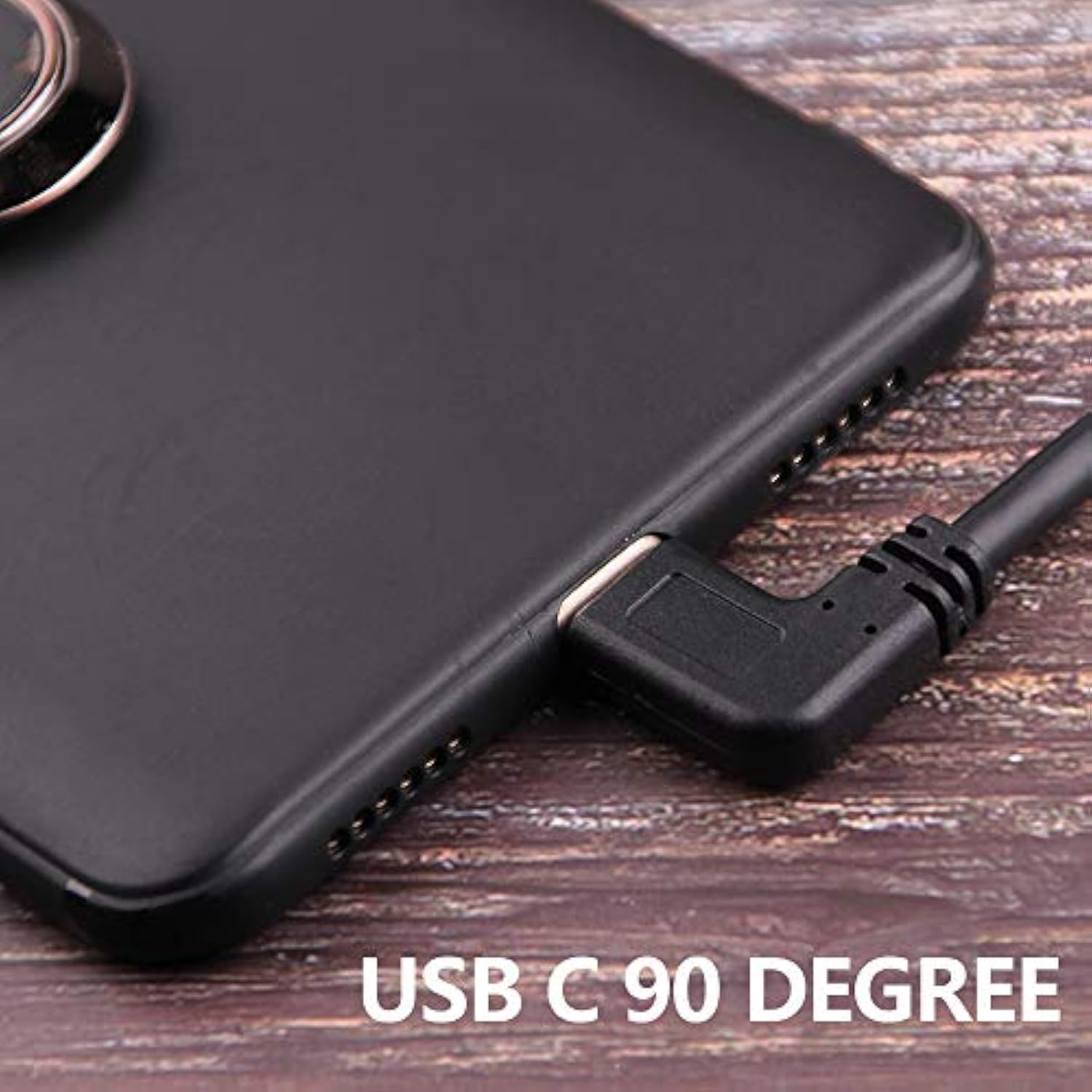 Usb C 90 Degree Right Angle Cable Extension Usb 3.0 Type C Cable Left & Right Angle Male (20Cm,8In)(2 Pack) (Type C Cable Left And Right)