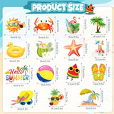 35Pcs Summer Pool Beach Hanging Swirl Decor, Hello Summer Beach Party Decorations, Hawaiian Luau Themed Swirls Streamers Ceiling Supplies For Boys Girls Kids Baby Shower