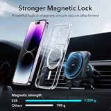 Esr For Iphone 14 Pro Case, Compatible With Magsafe, Shockproof -Grade Protection, Yellowing Resistant, Magnetic Phone Case For Iphone 14 Pro, Classic Hybrid Case (Halolock), Clear