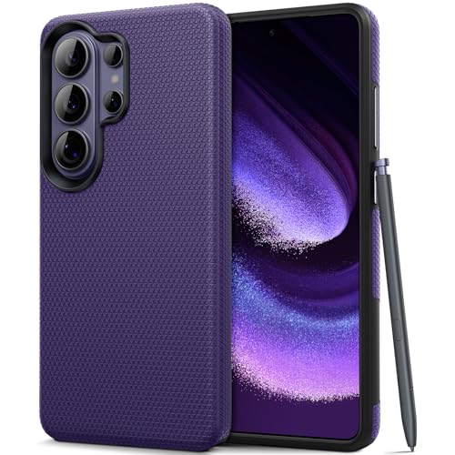 for  Galaxy S26 Ultra Case,Dual Layer Shockproof Protection Rugged with Non-Slip Textured - Military Drop Protection Bumper for  Galaxy