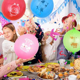 36 Pcs Farm Animals Punch Balloons With Rubber Band Handle Heavy Duty Farm Animals Themed For Kids Party Favors