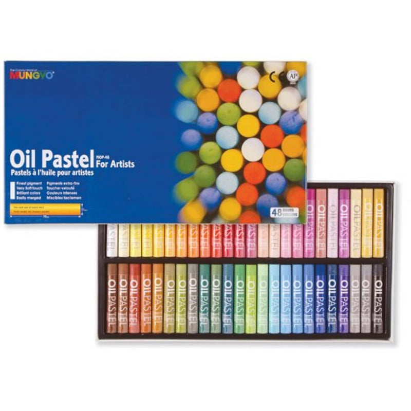 Oil Pastels In Assorted Colours - 11 X 70 Mm (Pack Of 48)