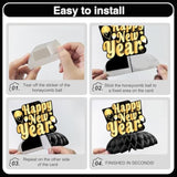12-Piece New Year 2026 Double-Sided Table Centerpiece Set