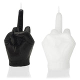 2 Pcs Middle Finger Candles Hand Victory Gesture Candle, Aromatherapy Natural Soy Wax Holiday Candles Decor Desk Statues Decorations Gift For Office, House, Room Supplies And Decorations
