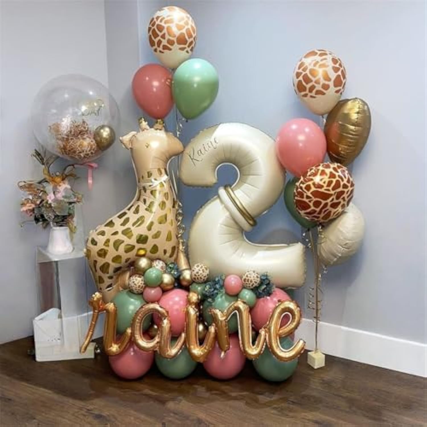 40 Inch Cream Foil Balloon Number 8, Giant Self Inflating Beige Number Balloons 0-9 For Men Women, White Sand 8 Helium Balloons Set For Girls Boys 8Th Birthday Anniversary Party Decorations Supplies