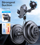 Car Phone Holder Mount?Strongest Suction? Universal 360° Dashboard Phone Holder for Car Jeep Truck Phone Mount Cell Phone Holders for Your Car Gifts