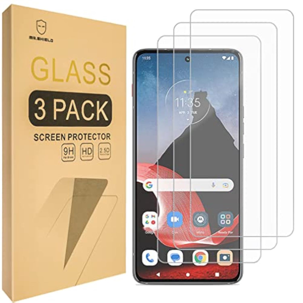 [3-Pack] Screen Protector For [Lenovo] Motorola Moto Thinkphone [Tempered Glass] [Japan Glass With 9H Hardness] Screen Protector
