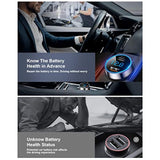 [Pure Copper] Usb C Car Charger, 45W Dual Usb Car Charger Adapter With 27W/20W Pd Port, Fast Qc3.0 Led Voltmeter For Iphone 15 14 13 Max/Pro/Plus/Mini, Pixel 7/6/5, Samsung S22/21 More