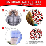 68Pcs Red, Black & White Latex Balloons with Confetti for Birthday, Wedding & More