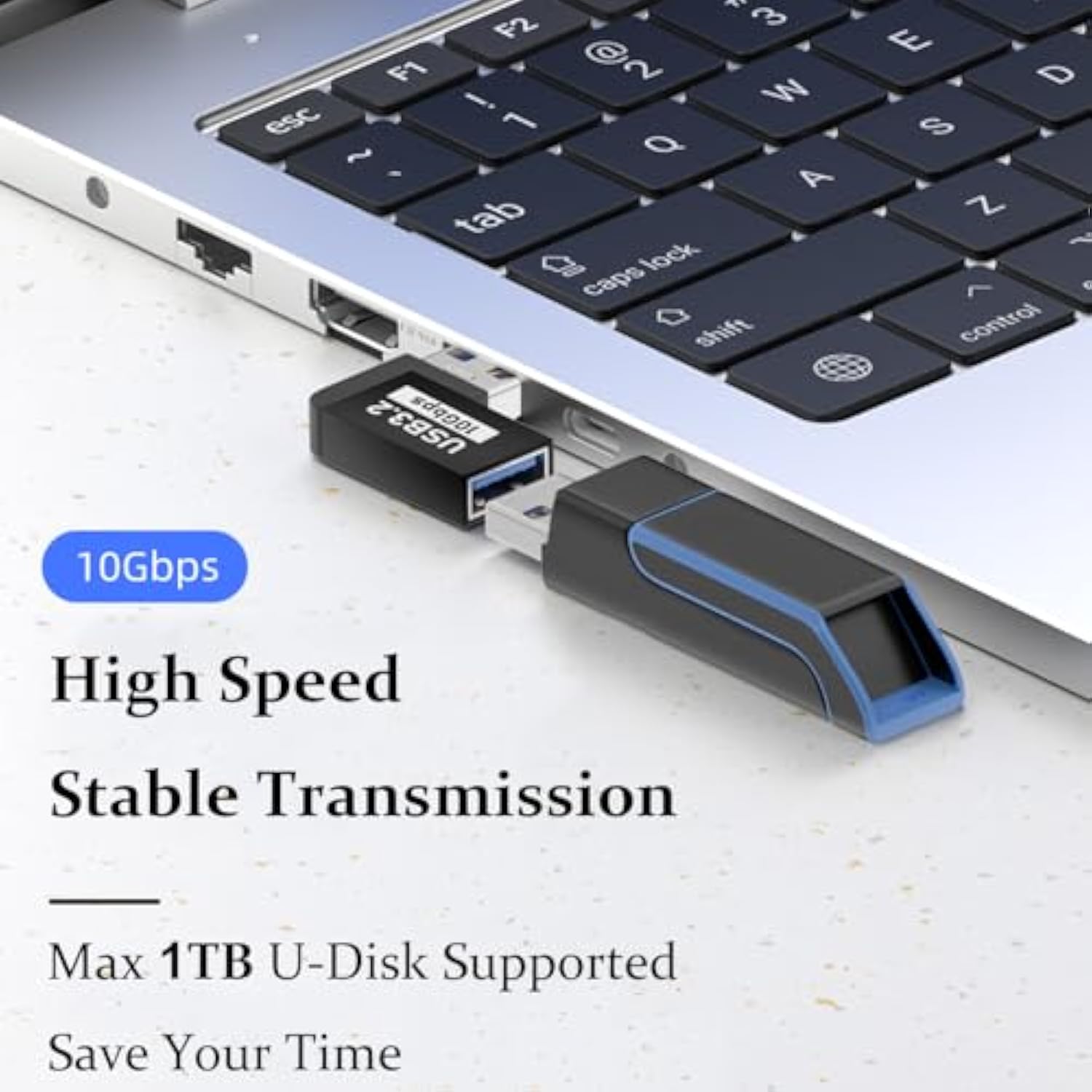 6 Pack 10Gbps Usb 3.0 Male To Female Adapter Up Down Left Right 90 Degree Righ