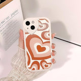 Compatible For Iphone 14 Case Cute Big Heart With Love Lens Bumper Protector For Girls Women Soft Tpu Shockproof Protective Girly For Iphone 14-Big Red Heart
