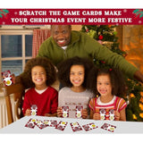 Merry Christmas Scratch Off Game Cards - 36Pcs Happy Holiday Scratch Off Cards Reindeer Raffle Card Christmas Activities For Groups Teens Adults Holiday Business Prize Party Favors