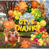 Fall Balloon Arch Kit: Thanksgiving, Harvest Party Decor - 164 Piece
