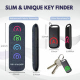 Key Finder, 80Db Rf Item Tracker Locator With Super-Long Working Range (Grey)
