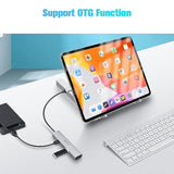 Usb C Hub 10Gbps 4-Port Usb C To Usb-C 3.2 Gen 2 Dongle, Portable Usb C Multip