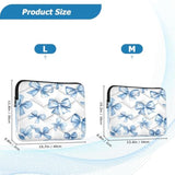Blue Bows Laptop Sleeve For 13-14 Inch, Shockproof & Protective Case, Portable Computer Bag