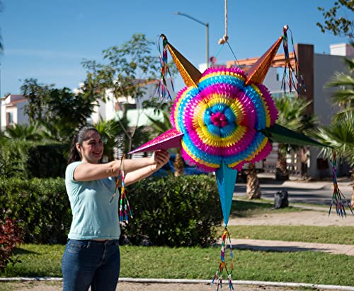 52" Giant Multicolored Mexican Star Pinata for Birthday Parties