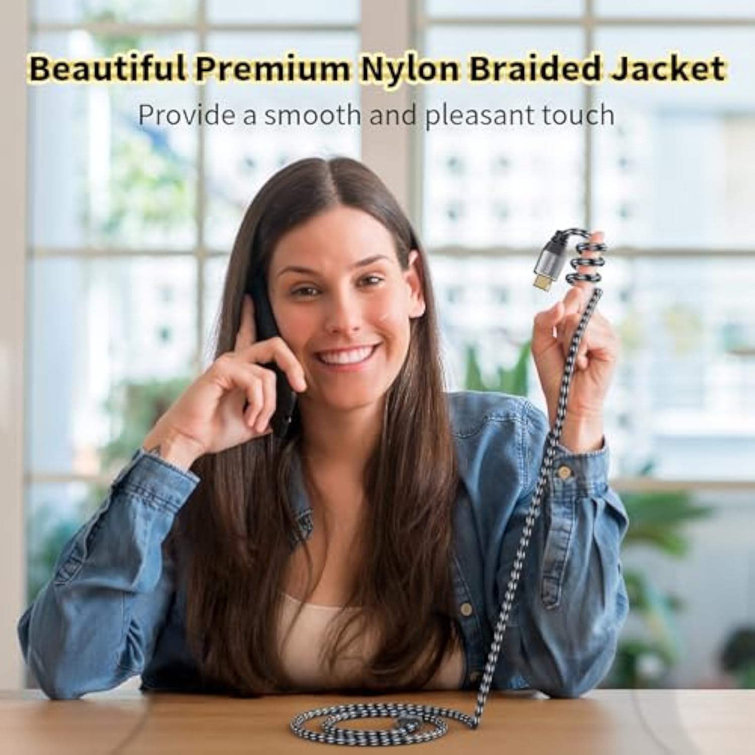 4K Hdmi Cable 8 Feet/2 Pack, High Speed 18Gbps Hdmi 2.0 Cable (1.5-60Ft), Hdr