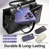 Violet for  Galaxy S26 Ultra Case 6.9" [Camera Guard] [16FT Military-Grade Protection] [Anti-Fingerprint] Slim Matte Translucent Shockproof