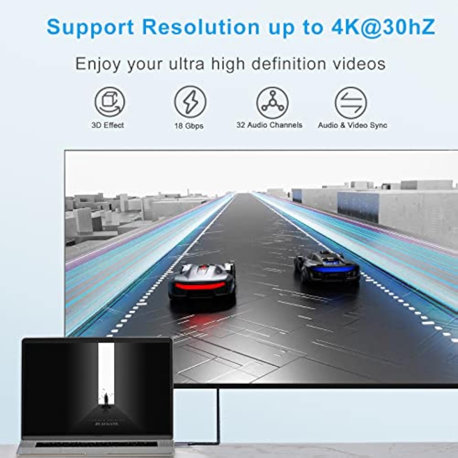 Usb C To Hdmi Cable 6Ft, Preminum 4K Type C (Thunderbolt 3/4) To Hdmi Braided