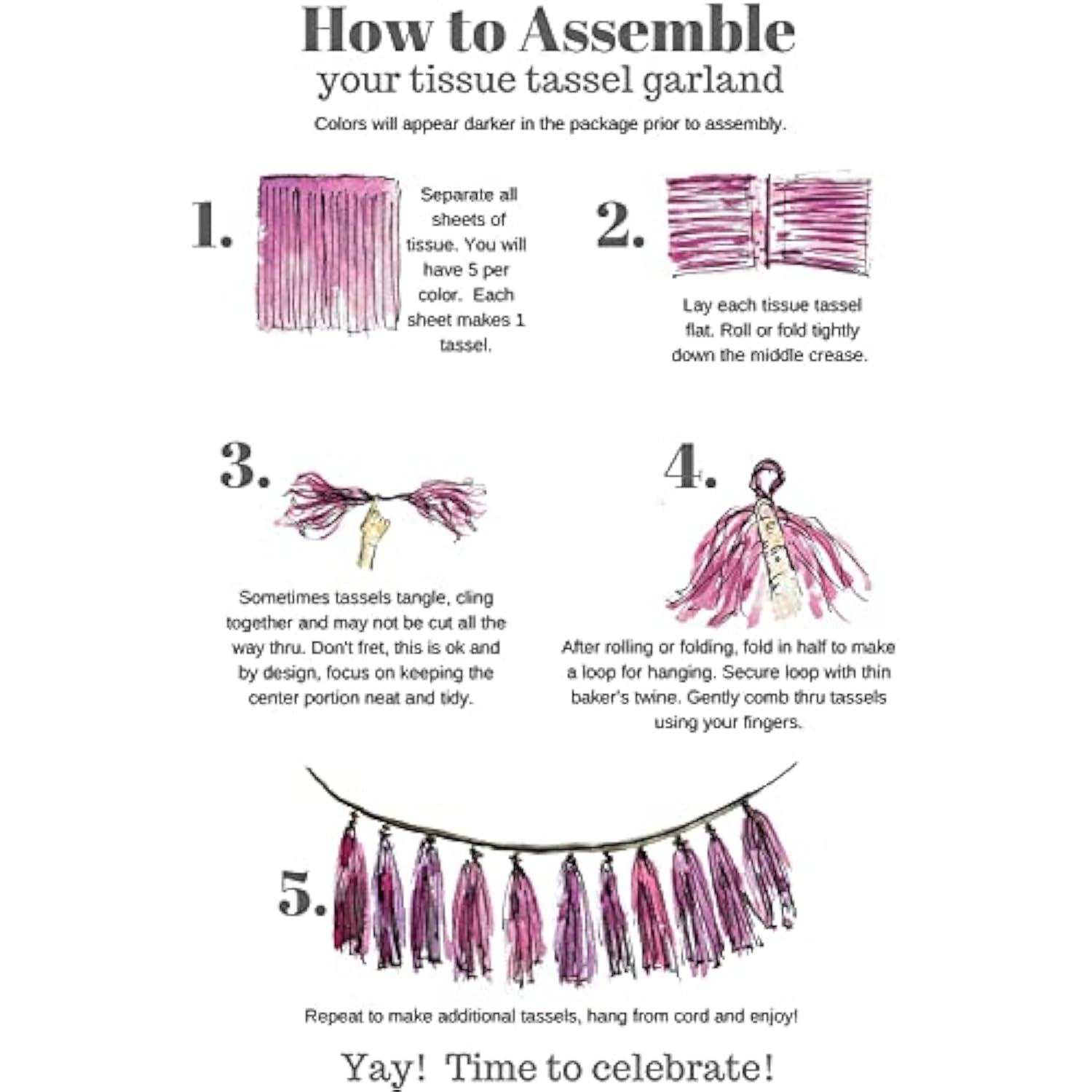 25Pcs Little Cutie Baby Shower Decorations Citrus Diy Tissue Tassel Garland Banner Tangerine Clementine Orange Themed Birthday Party Wedding Backdrop Nursery Wall Garden Hanging Décor