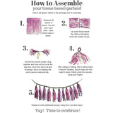 25Pcs Little Cutie Baby Shower Decorations Citrus Diy Tissue Tassel Garland Banner Tangerine Clementine Orange Themed Birthday Party Wedding Backdrop Nursery Wall Garden Hanging Décor