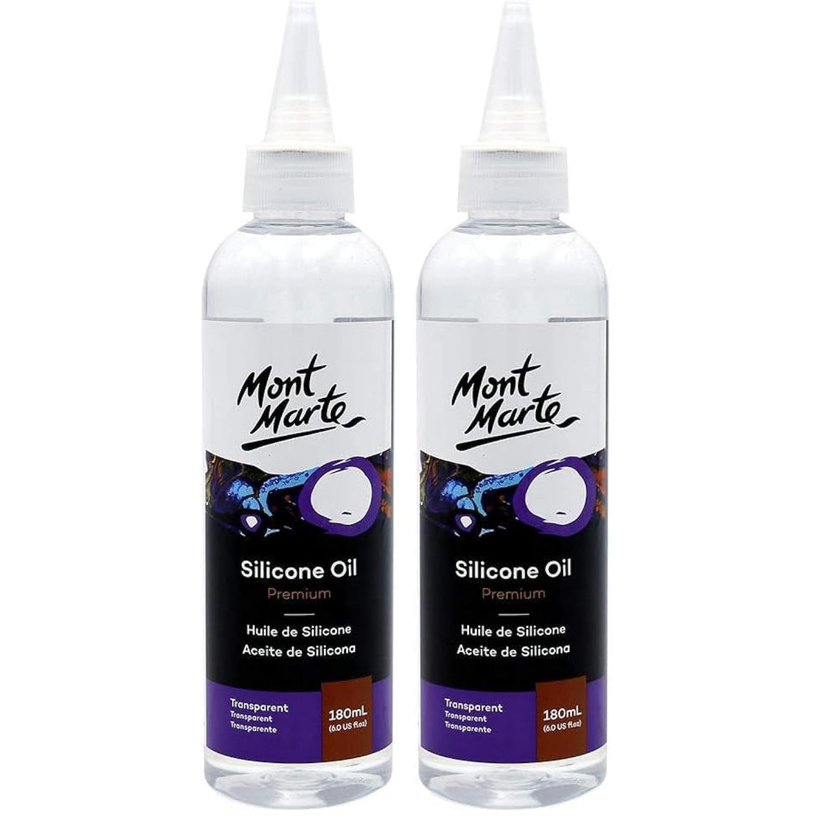 Premium Silicone Oil 180Ml (6Oz) (Pack Of 2)