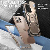 i-Blason MagSafe Case for iPhone 16 Pro with Built-in Stand, 6.3 inch, Rose Gold