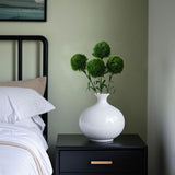 Fake Green Carnations, Artificial Flowers Green Carnations For Home Decoration Wedding Decor 4Pcs