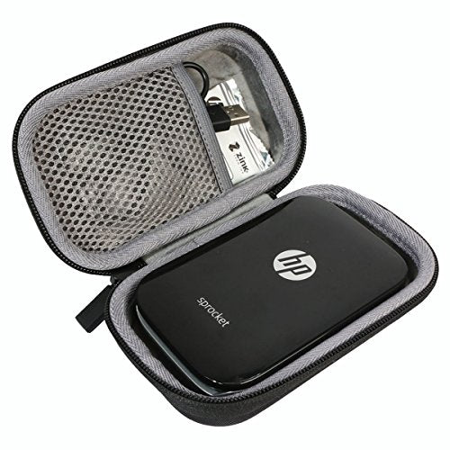 Hard Travel Case Replacement For Hp Sprocket Portable Photo Printer (Black)