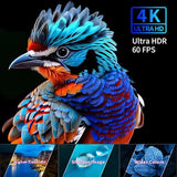 Projector 4K With 5G Wifi & Bluetooth,2000Ansi Outdoor Projector With 450" Display,Movie Projector Support 4K,Dolby Audio,Zoom,Keystone,20W Speaker,4K Home Projector For Tv Stick,Ios,Android,Ps5