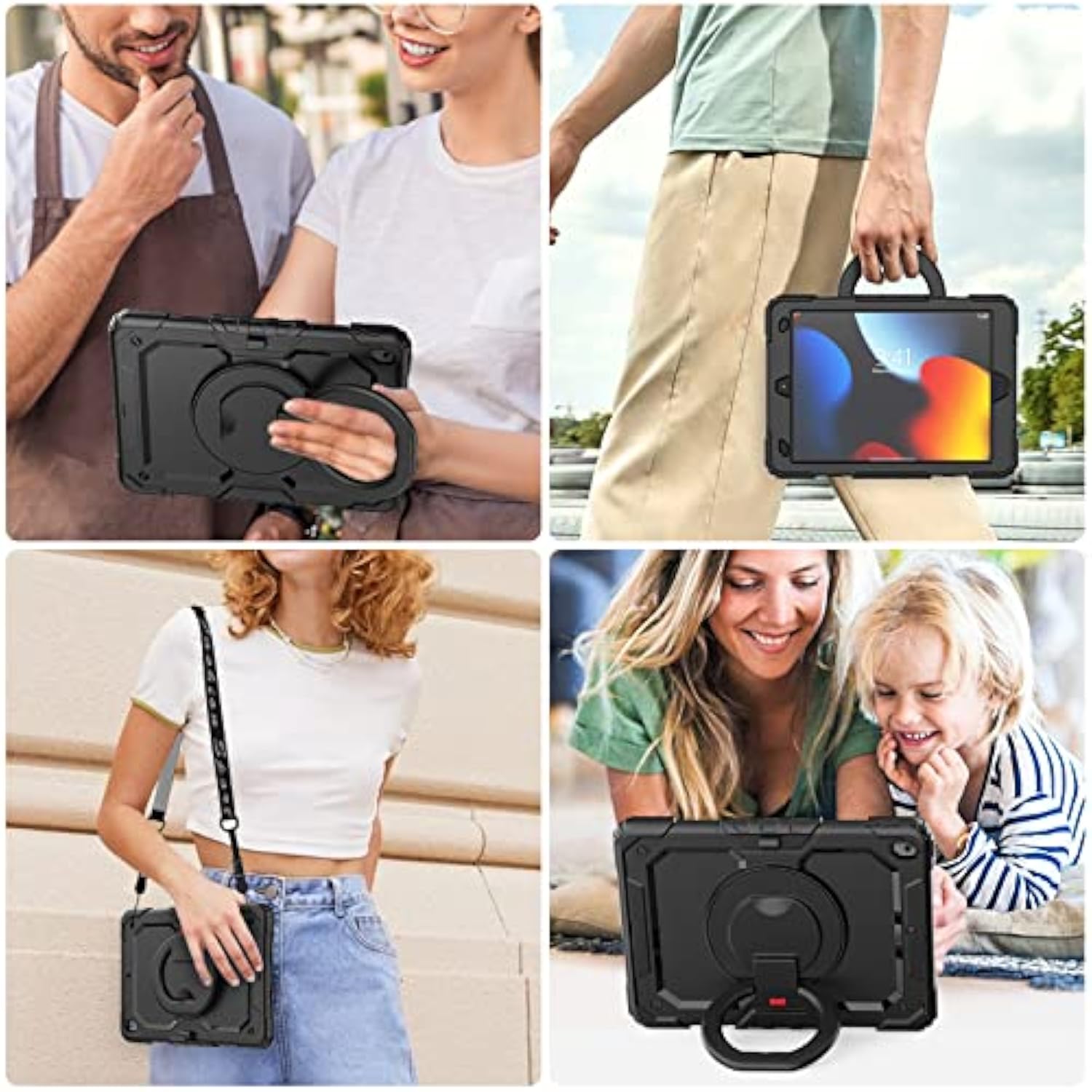 Ipad 10Th Generation Case For Kids & Girls, Shockproof Case With Pencil Holder