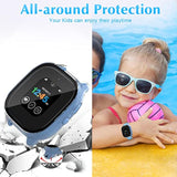 [2 Pack] Case Compatible For Gizmo Watch 3 Screen Protector For Kids, Hard Pc Overall Protective Case Bumper Tempered Glass Cover Accessories Compatible With Verizon Gizmo Watch 3,Clear+Clear