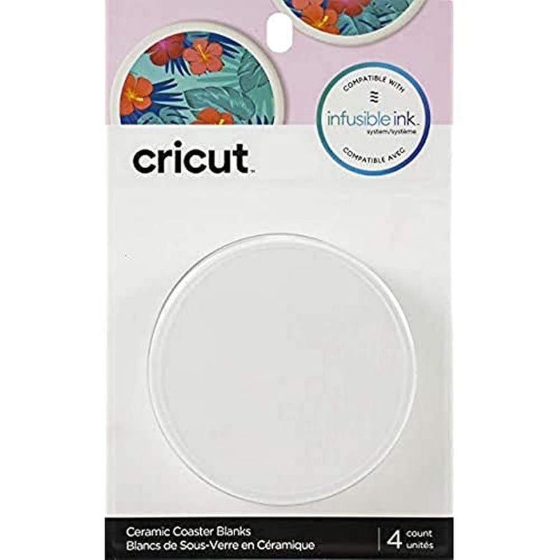 Coaster Blanks, Ceramic Infusible Ink, White