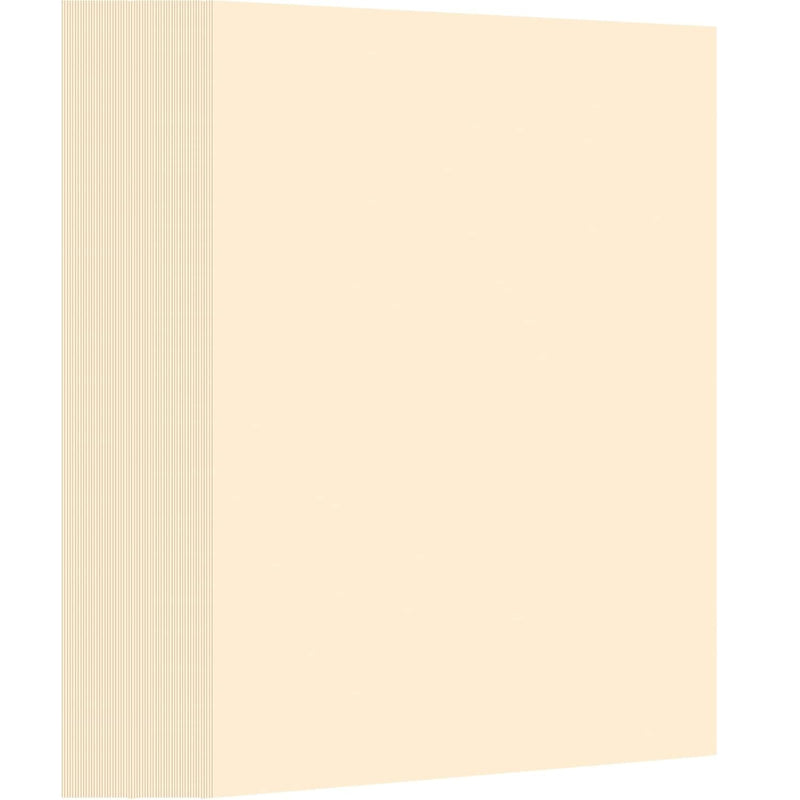 150 Sheets Cream Pastel Color Card Stock Paper, 67Lb Cover Medium Weig