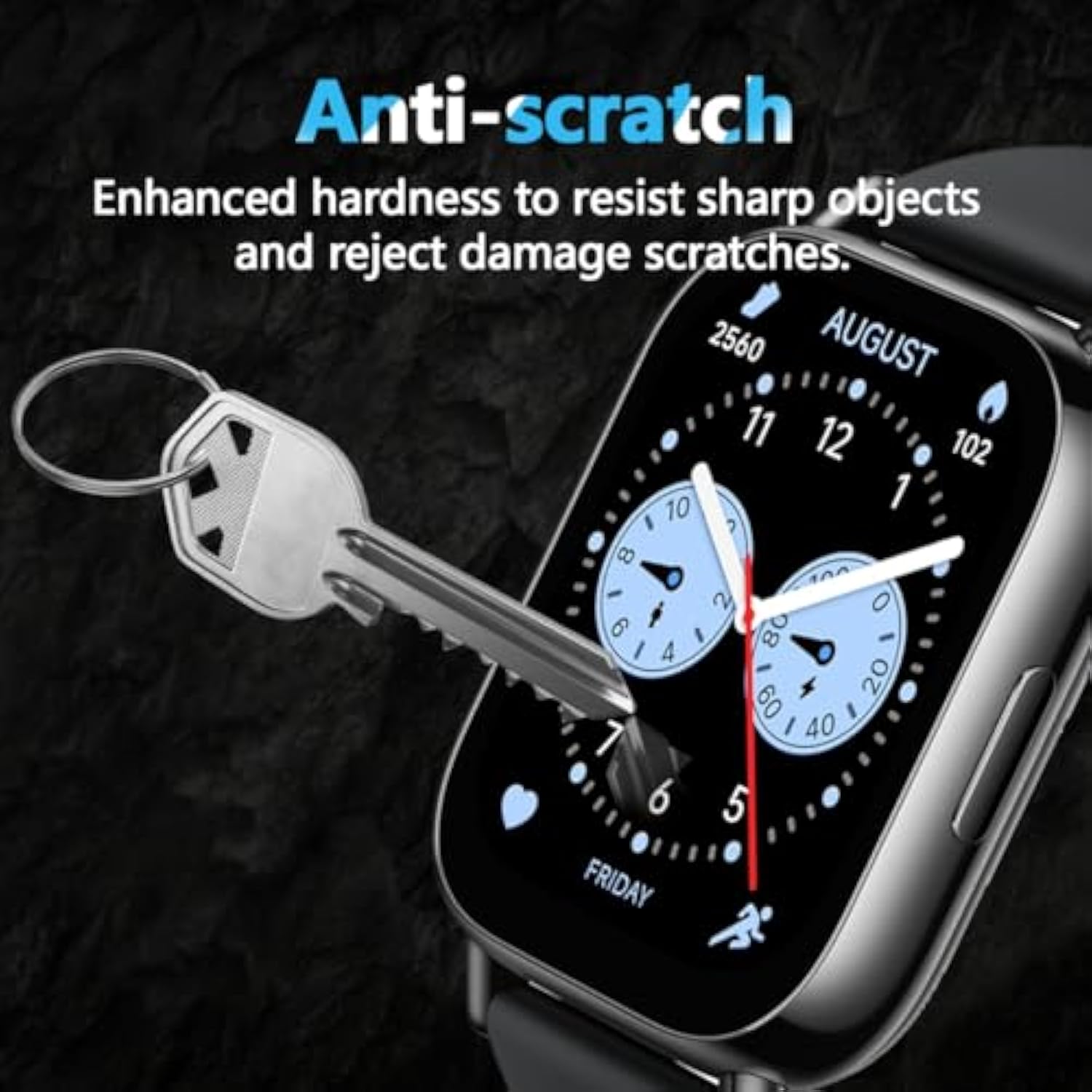 3 Pack For Xiaomi Redmi Watch 5 Lite Screen Protector (No Glass), Self-Healing, 3D Full Screen Coverage Soft Film, Anti Scratch Hd Clear Screen Protector, Black