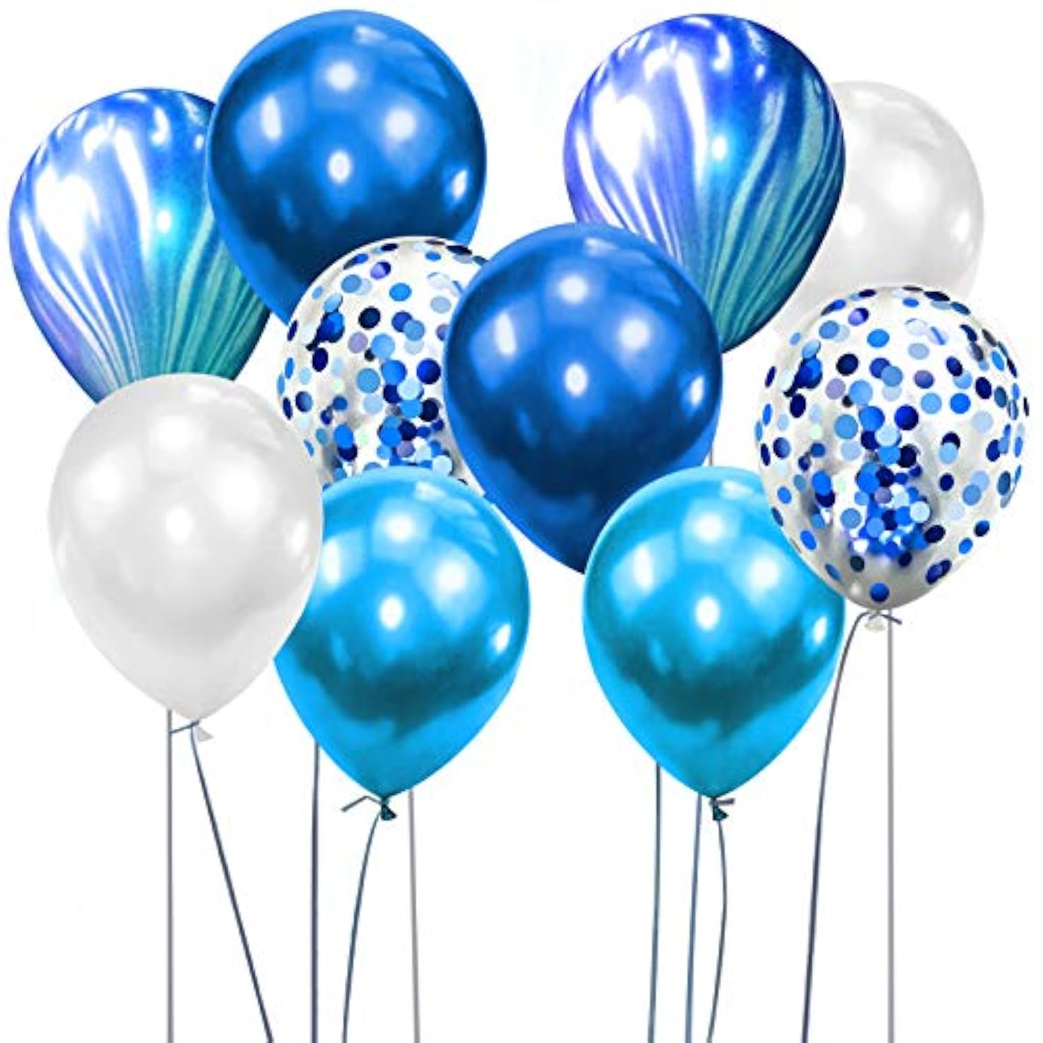 Friendship Deep Blue&Light Blue &Marble Agate Blue &White& Blue Pre-Fi