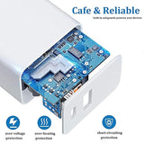 Usb-C Wall Charger Block, 20W Fast Speed Charging Box With Micro Plug Cube For Apple Watch Series 8/7, Iphone 12/13/14 Pro/Max, Xr/Xs/Se, Airpods, Iwatch, Ipad Pro/Air/Mini, Pixel 6/6A Phones