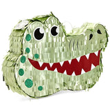 Alligator Pinata For Kids Safari Birthday Party Decorations, Baby Shower And Alligator Party Decorations (Small, 16.5 X 11.5 X 3 Inches)