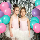 42 Pcs Spa Party Decorations Balloons Spa Theme Birthday Party Supplies Lipstick Cosmetics Balloons For Girls Spa Day Makeup Party (Purple)