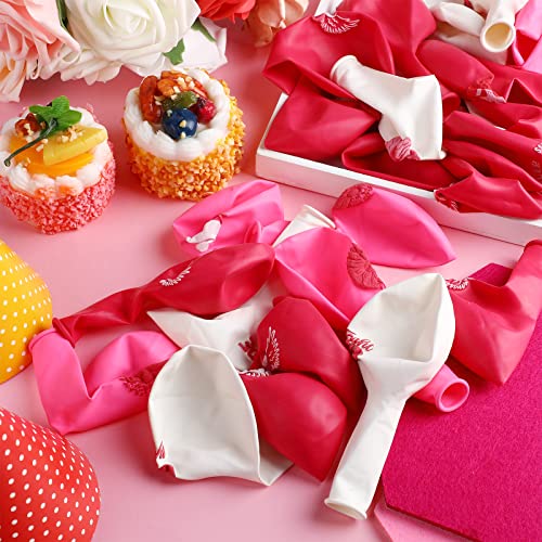 45 Pcs Breast Cancer Awareness Balloon Bundle for Women, 12 Inch