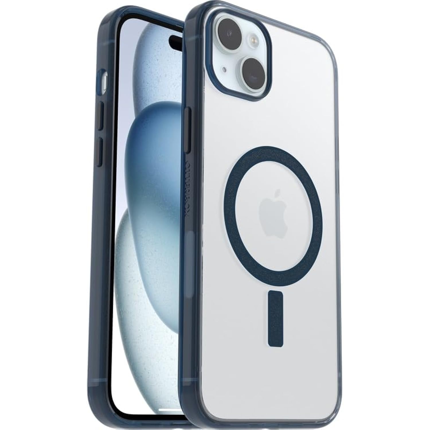 OtterBox - Clear iPhone 15 Plus Case - Made for Apple MagSafe, Scratch-Resistant Protective Phone Case, Sleek & Pocket-Friendly Profile (Mako)