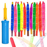 200-Pc Rocket Balloons Set – Holiday Party Decorations with Pump