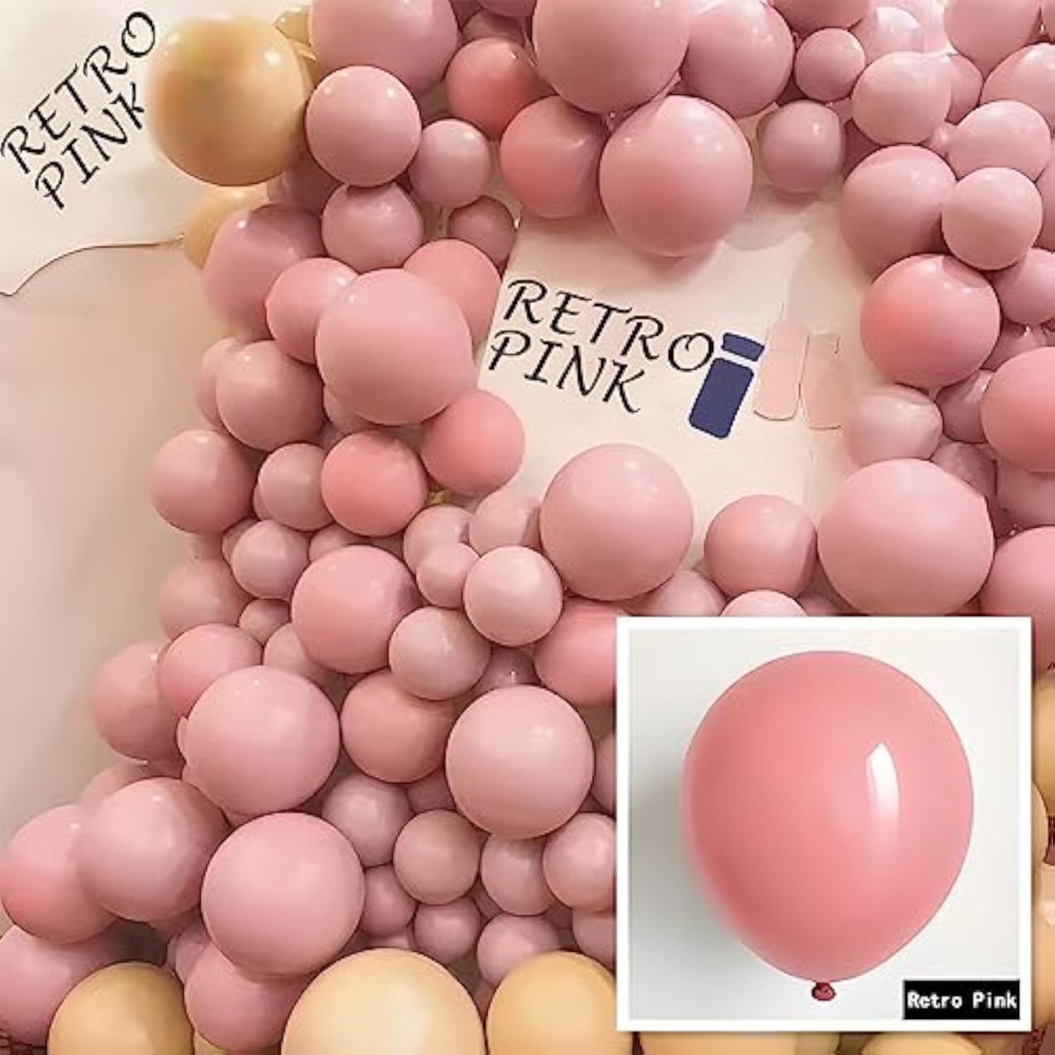 Sage Green And Retro Pink Balloons Pastel Orange White And Chrome Gold Balloons For Baby Shower Decorations Engagement Wedding Women Girls Birthday Party Decorations 10 Inch Balloons 60 Packs