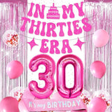 30Th Birthday Decorations For Her Happy 30Th Birthday Decorations In My Thirties Era Party Decorations Number 30 Balloons For Women Men Birthday Party Decoration