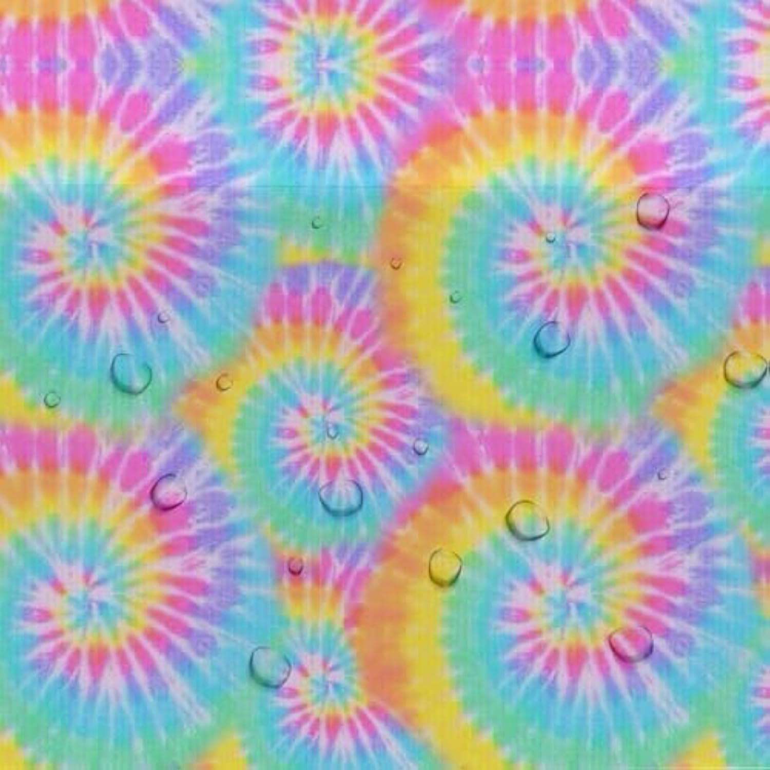 Tie Dye Party Tablecloth Decorations - Disposable Pastel Tie Dye Birthday Party Supplies Table Cover For Girls 1St 2Nd 3Rd Birthday Baby Shower - 3 Pack (54In X 108In)